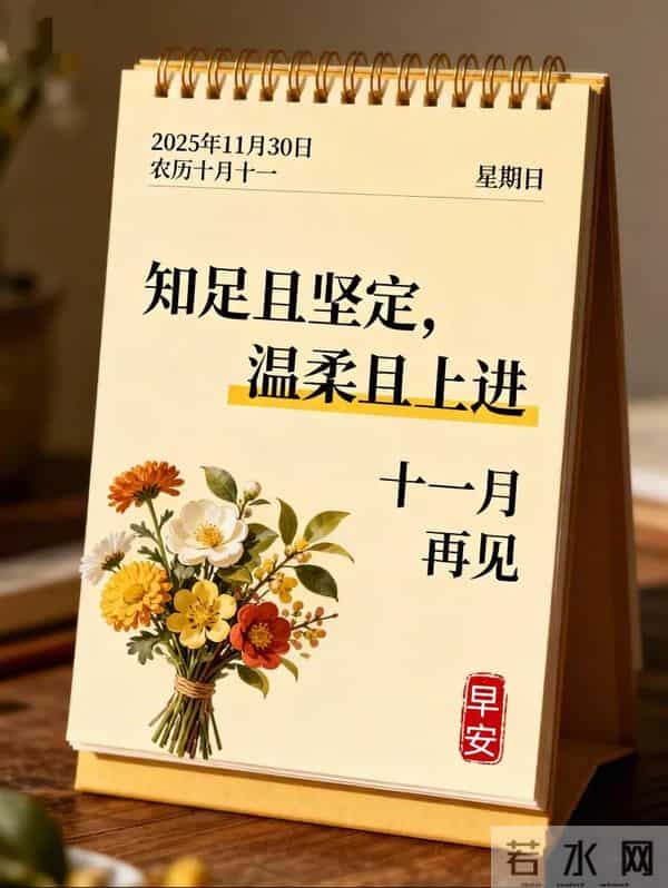 2025.12.01 冬天周一早上好！最新精美周一早安愉快温馨祝福语图片