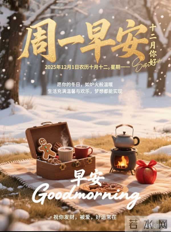 周一早上好祝福图片，早上好美图