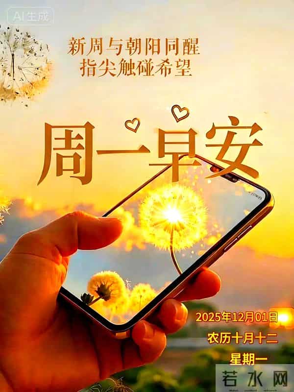 「12月1日」15张冬日早安图片：冬日有梦，幸福安宁