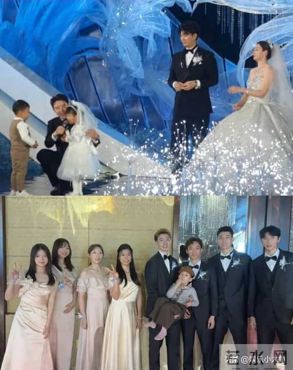 黄雅琼刘雨辰举行婚礼，郑思维儿子艾登当花童，东哥大头等送祝福