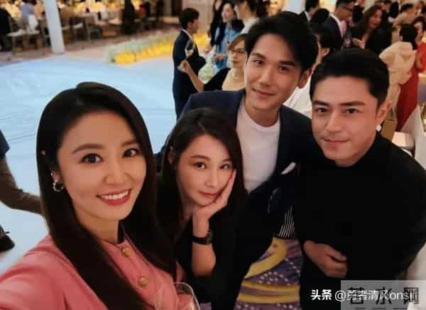 邱泽许玮甯婚礼晚宴, 林心如萧敬腾夫妇现身, 萧敬腾老婆化了妆超美