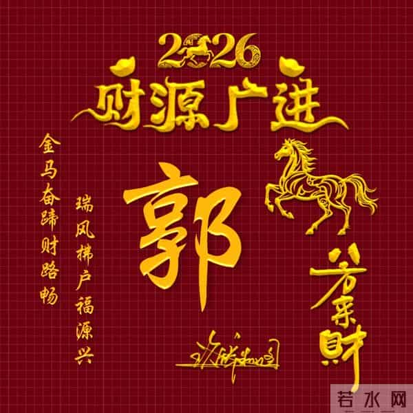 2026姓氏头像，30张财源广进励志签名头像，厚积薄发从换头像开始