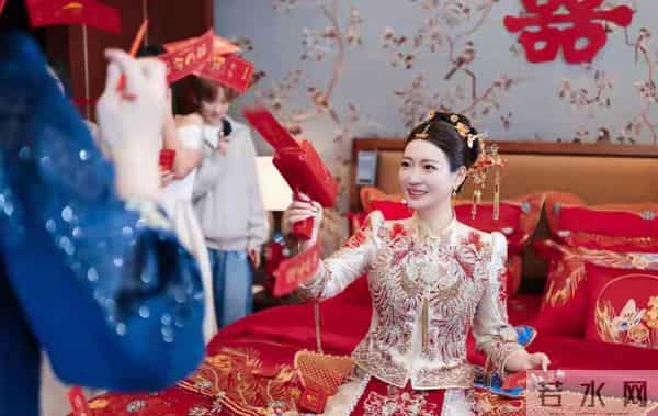 黄雅琼刘雨辰大婚，中式秀禾配西式婚纱，美出天际