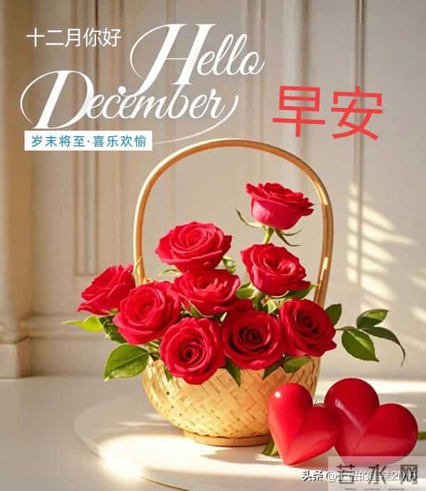 早安十二月！愿您这一年的付出，都在这最后的时光里绽放光芒！