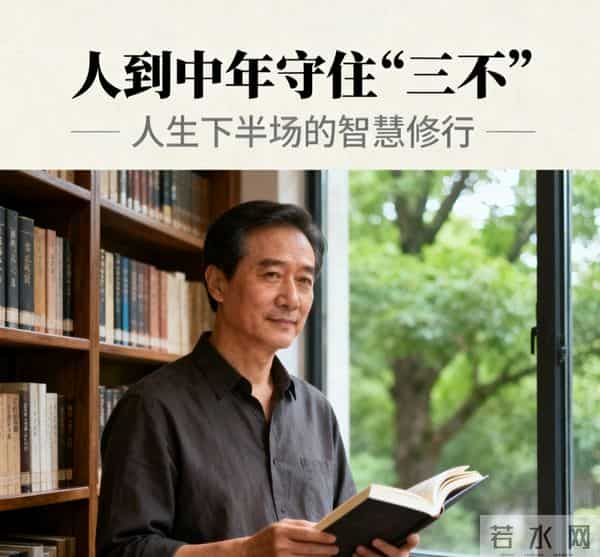 人到中年，守住“三不，就是最大的赢家！