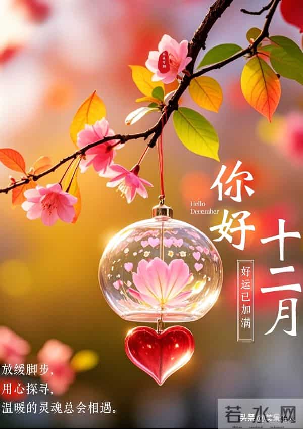 辞别十一月 迎来十二月新篇 愿日子清欢 万事顺意 前路皆有温柔期许