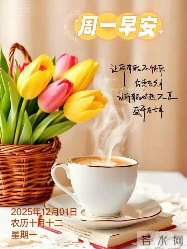2025.12.01 今日唯美早安祝福图片问候，温馨早上好祝福语