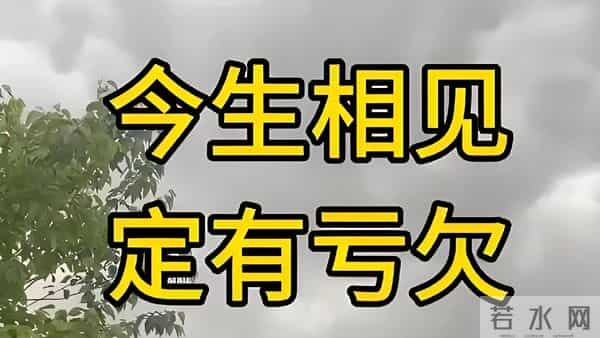 前世不欠今生不见：渡完情劫的人，才懂缘分的真相