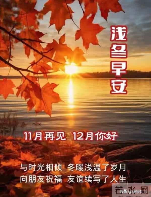 辞别十一月 迎来十二月新篇 愿日子清欢 万事顺意 前路皆有温柔期许