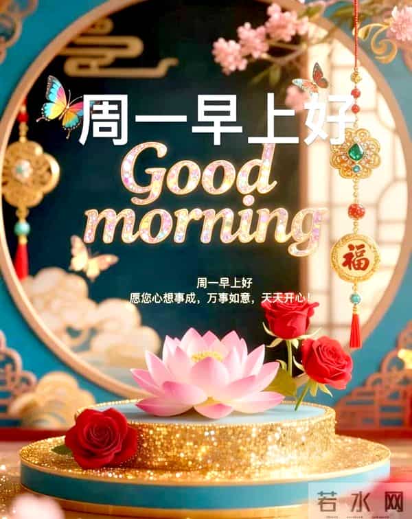 2025年12月1日周一早上好祝福语图片，最新温馨淡雅早安精美图片