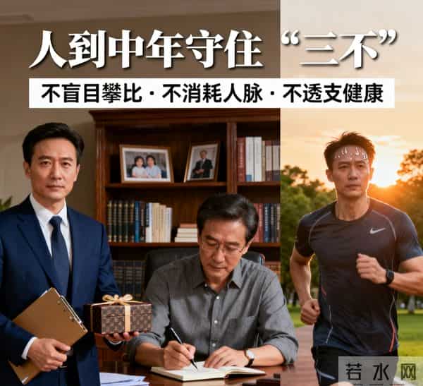 人到中年，守住“三不，就是最大的赢家！