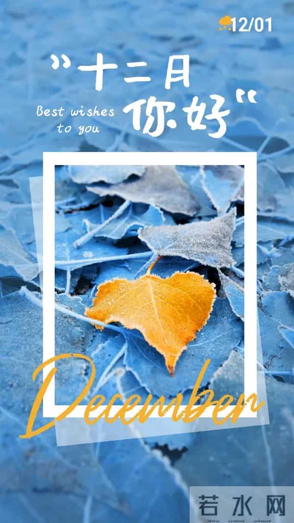 适合十二月日发朋友圈的文案