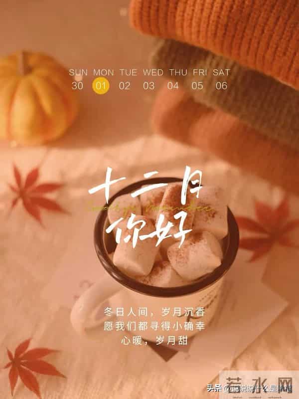 12月1日发一条不一样的朋友圈