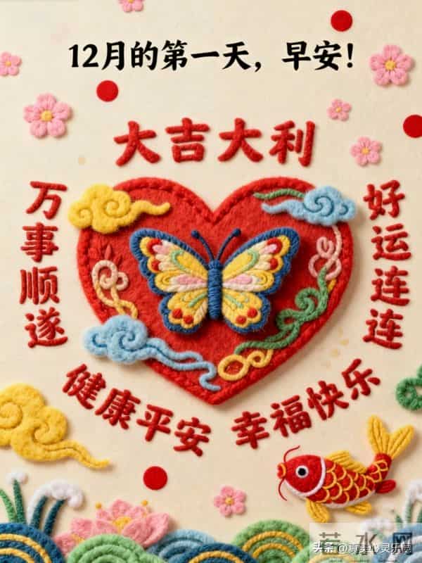 适合12月份的第一天发的早安美图