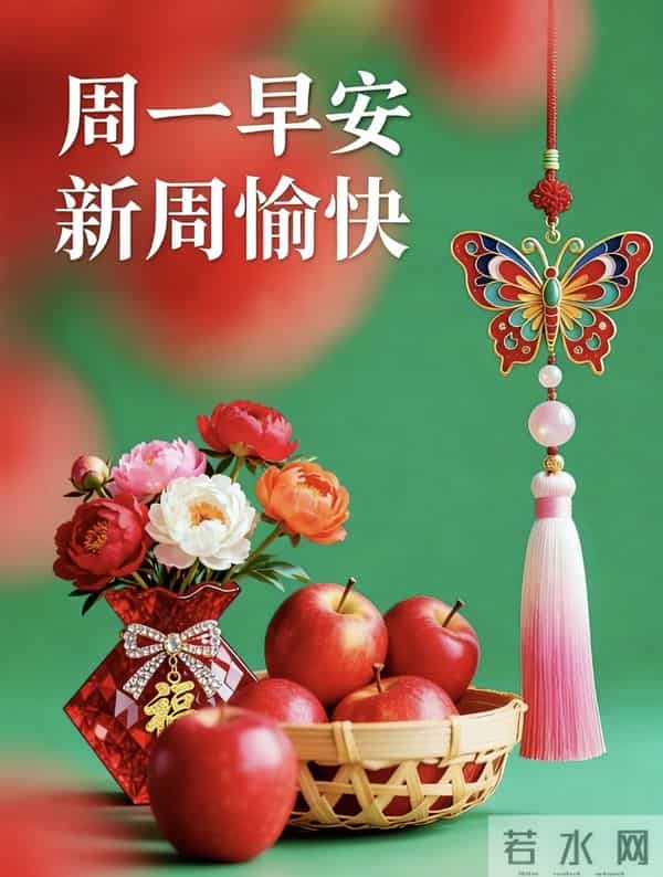 2025年12月1日周一早上好祝福语图片，最新温馨淡雅早安精美图片