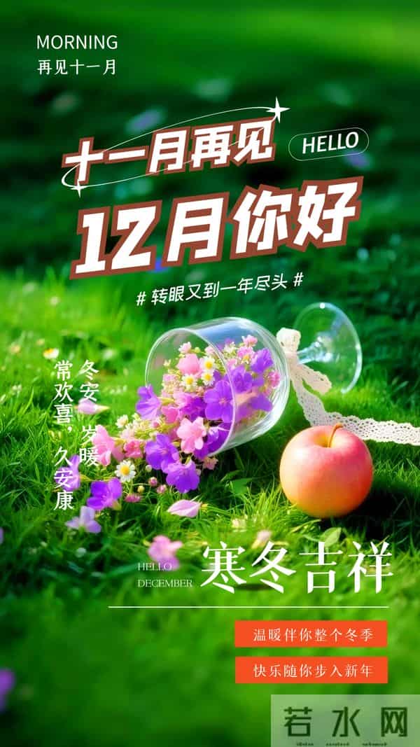 「2025.12.01」早安心语，11月因你而温暖 12月与你共赴美好 冲呀！