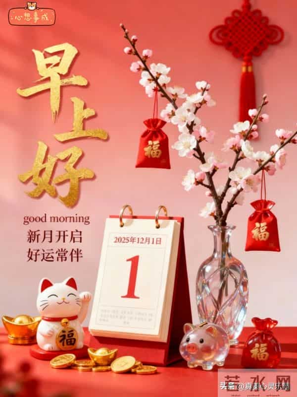 适合12月份的第一天发的早安美图