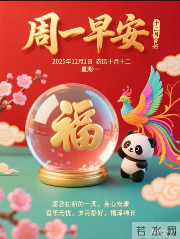 周一早上好祝福图片，早上好美图