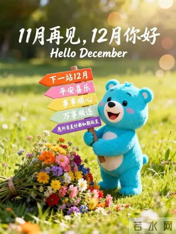 12月1日早安，十二月你好！愿日子有趣有盼，无病无灾，好运加持