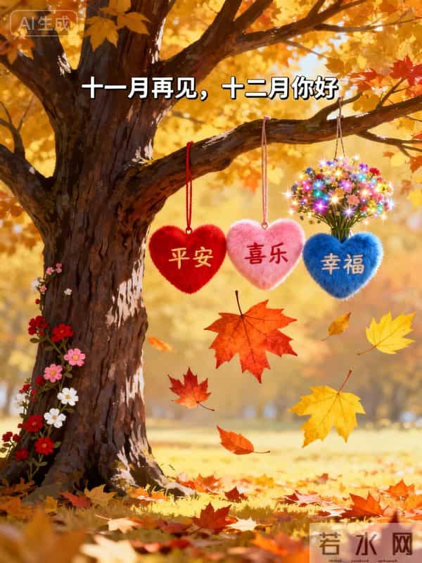 十一月再见，十二月你好！最新文案高清美图 精选16张祝福图片