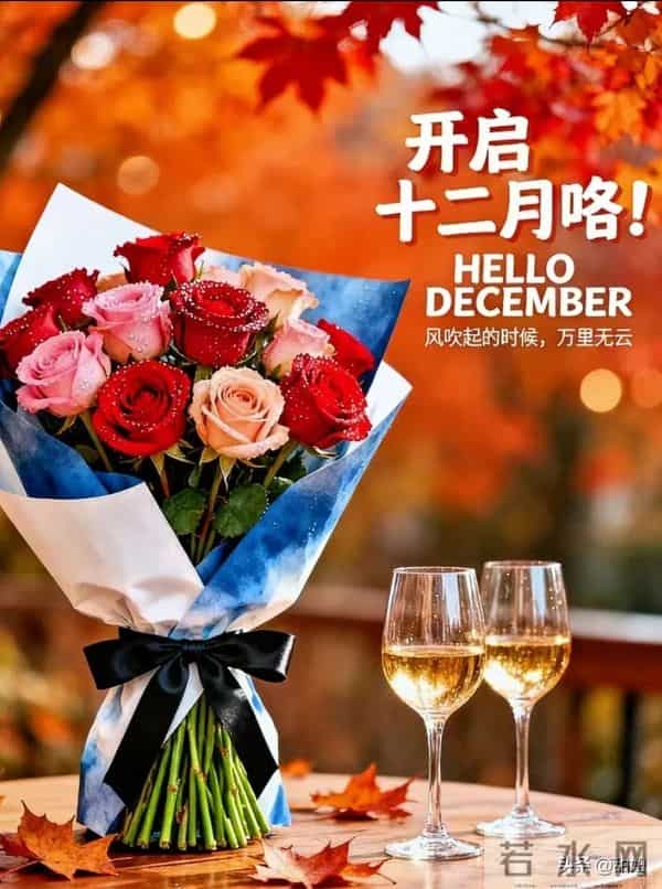 十二月你好图片｜早安海报｜早安文案