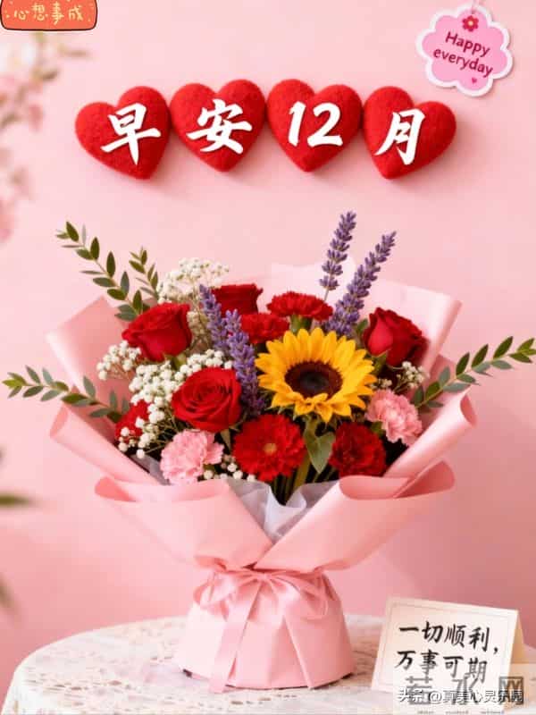 适合12月份的第一天发的早安美图