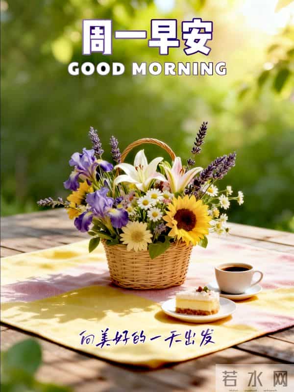 2025年12月1日周一早上好祝福语图片，最新温馨淡雅早安精美图片