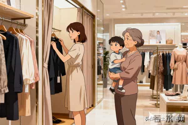 和儿子媳妇逛街，大包小包的，花了好几千元，没有一分花给婆婆。