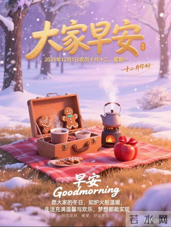 周一早上好祝福图片，早上好美图