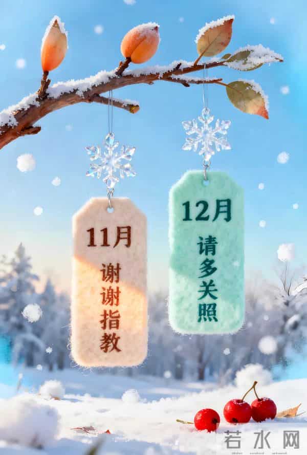 11月再见，12月你好