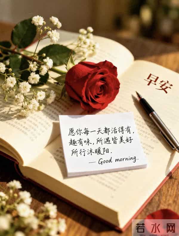 周日愉快!愿你采撷半日闲云，钓得一篓欢愉，尽享周末美好时光!