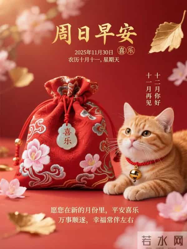 「2025.11.30」今日唯美早安祝福图片问候，温馨早上好祝福语