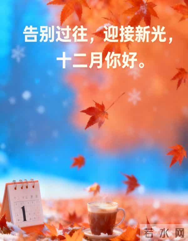 10句温馨祝福，告别过往，迎接新光，11月再见，12月你好，