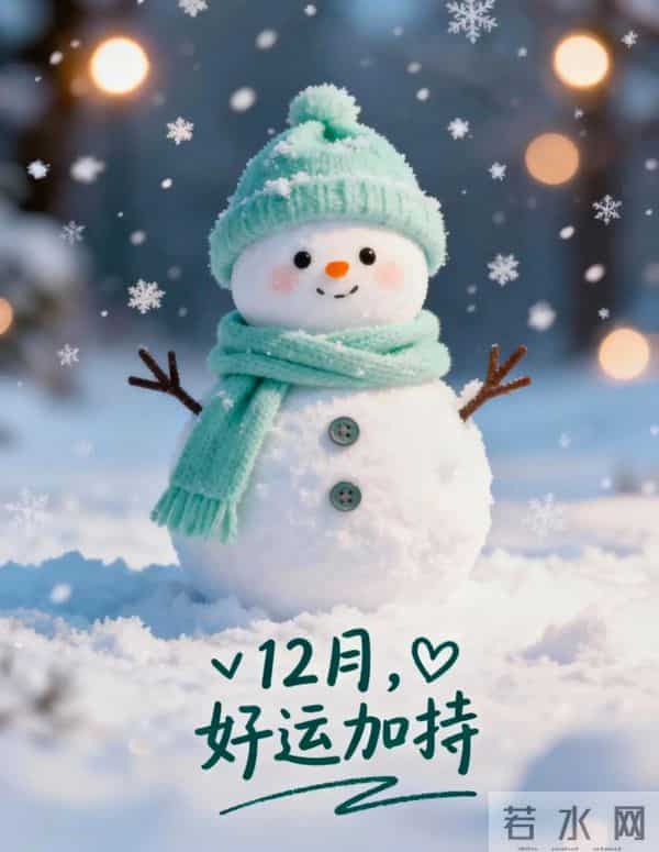 11月再见 12月你好！迎接12月精美图片 12月吉祥祝福问候图片！