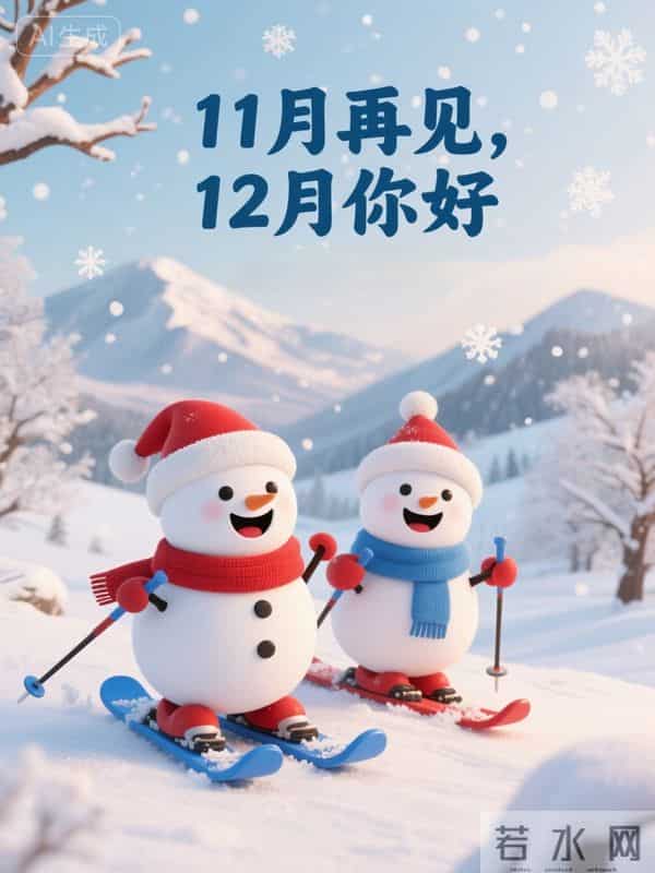 十一月再见，十二月你好！最新文案高清美图 精选16张祝福图片