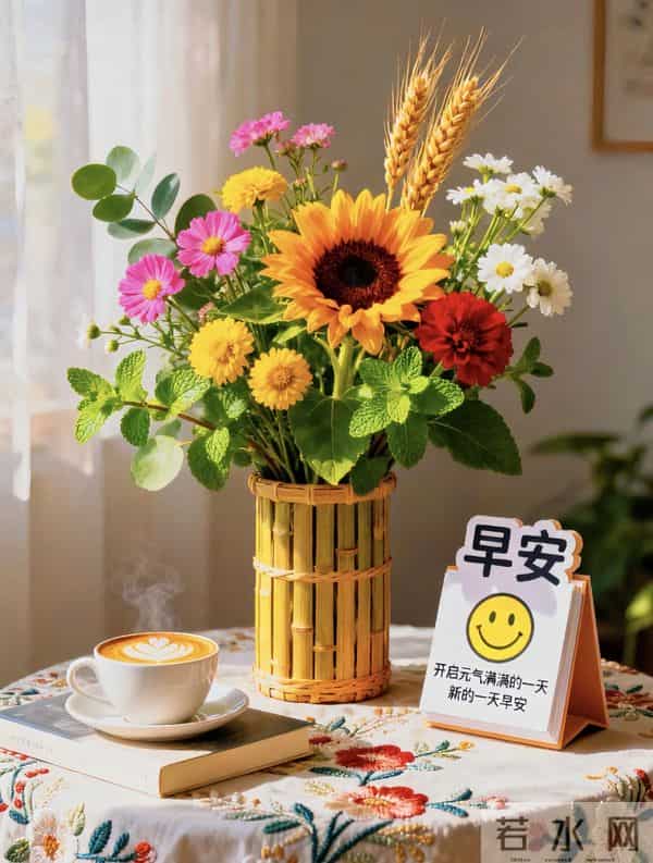 周日愉快!愿你采撷半日闲云，钓得一篓欢愉，尽享周末美好时光!