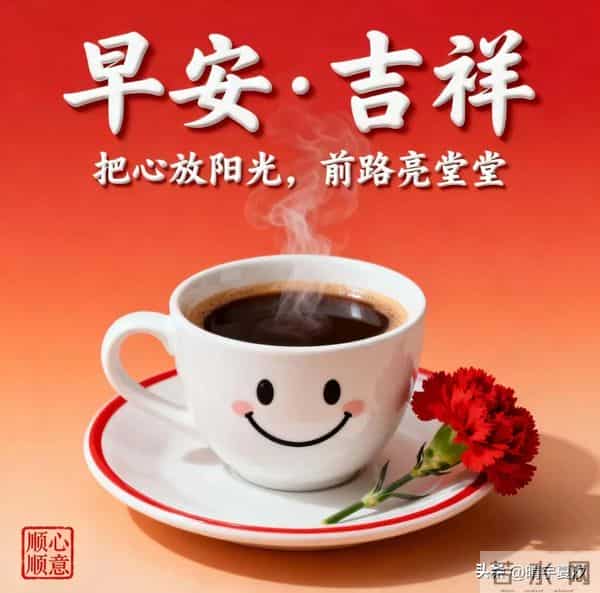 早上好