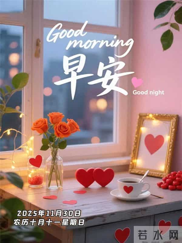 11月30日周日早上好 愿我们伴着不老的岁月 永远走在开心快乐的路上