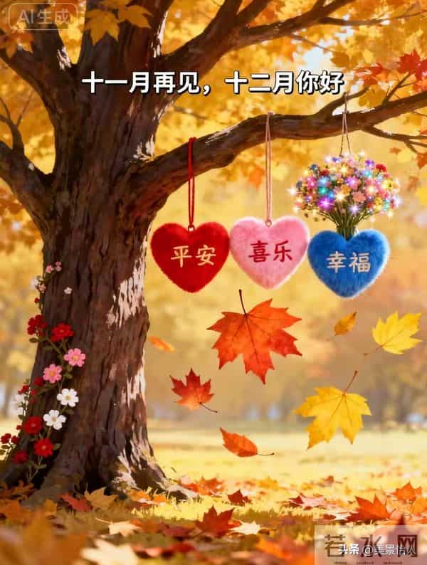 辞别十一月 迎来十二月新篇 愿日子清欢 万事顺意 前路皆有温柔期许