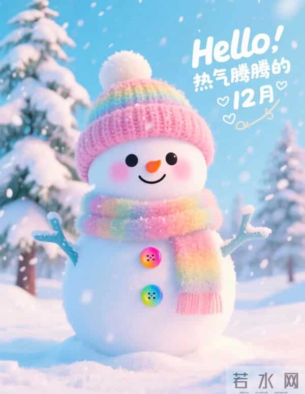 11月再见 12月你好！迎接12月精美图片 12月吉祥祝福问候图片！