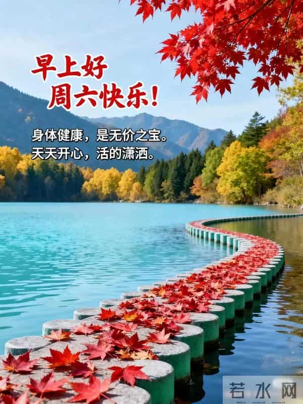 早上好早安祝福美图-浅冬生寒意，微光暖人心