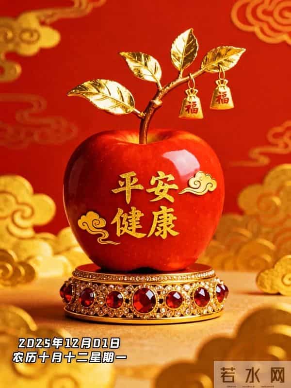 2025年12月1日早上好 十二月焕新 早安精美图片 周一早安 愿平安相伴