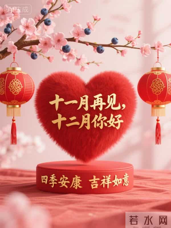 十一月再见，十二月你好！最新文案高清美图 精选16张祝福图片