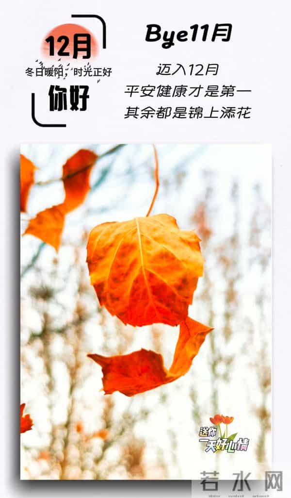 2025年12月1日周一早上好 早上好温馨问候语 早安祝福精美图片