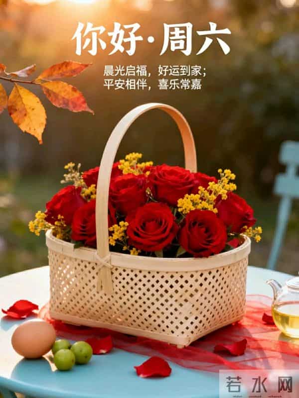 早上好早安祝福美图-浅冬生寒意，微光暖人心