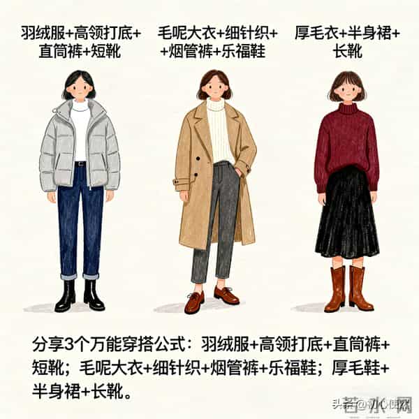 冬季穿搭不翻车！以下个省钱公式，旧衣也能穿出新感