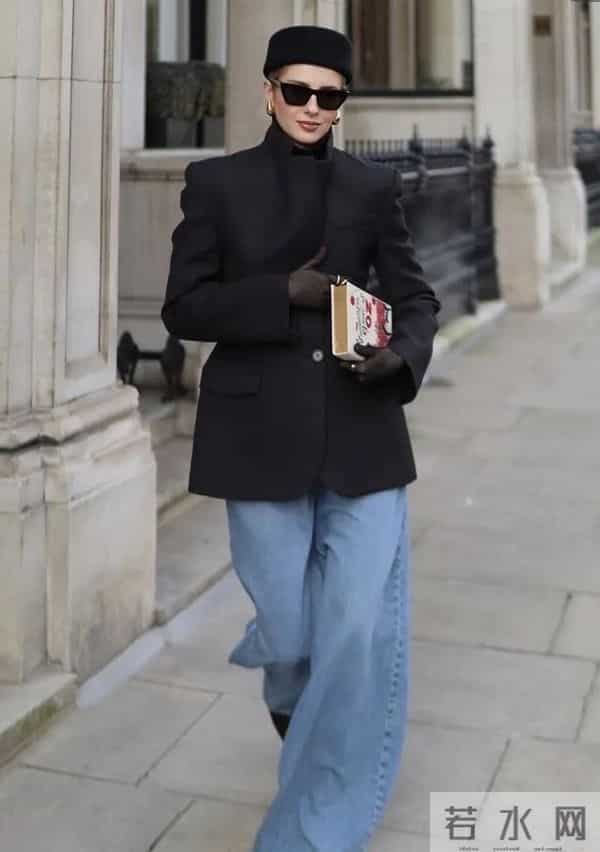 今年冬，牛仔裤这样穿最时髦