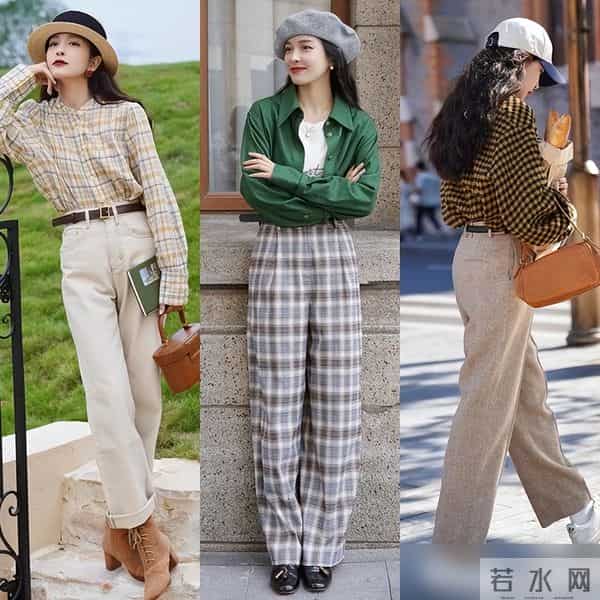 冬天，穿衬衣时建议搭配这4条裤子，知性又显瘦，小个子也能穿