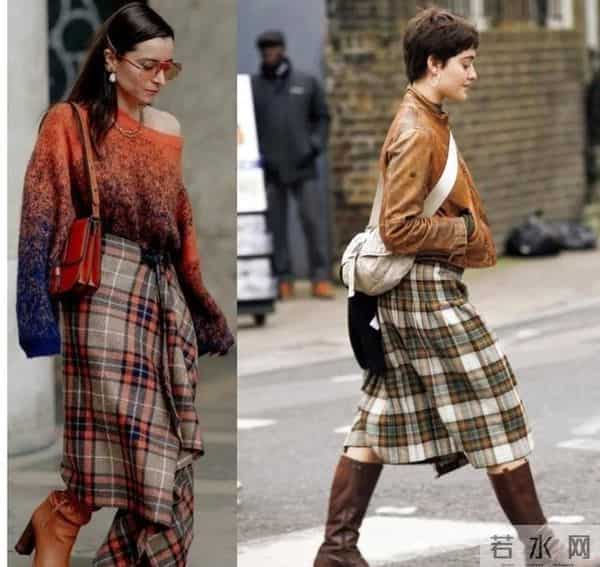 冬天“长裙＋靴子”太好看，这样穿显瘦又时髦