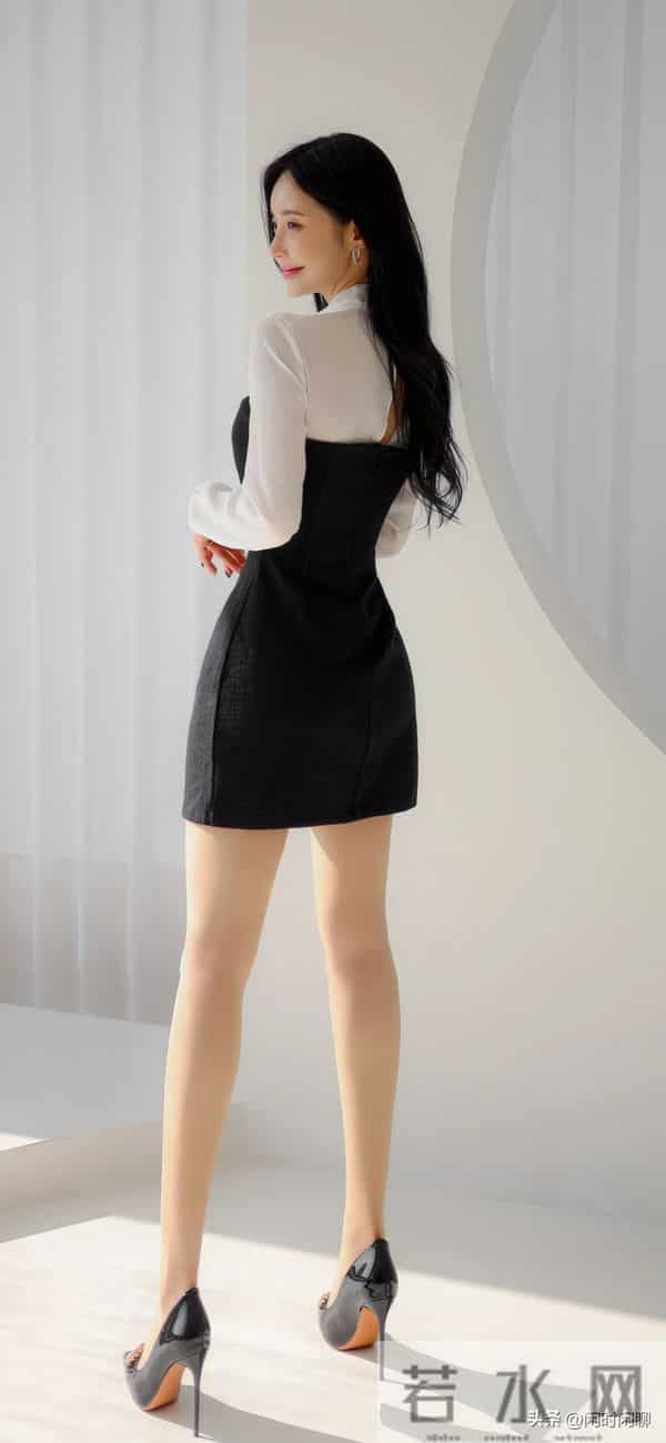 春光明媚，薄纱轻扬，优雅身姿映衬盎然生机。